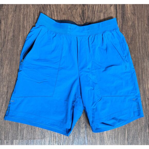 Lululemon Mens Blue Pace Breaker Linerless Shorts 7" - Picture 1 of 6